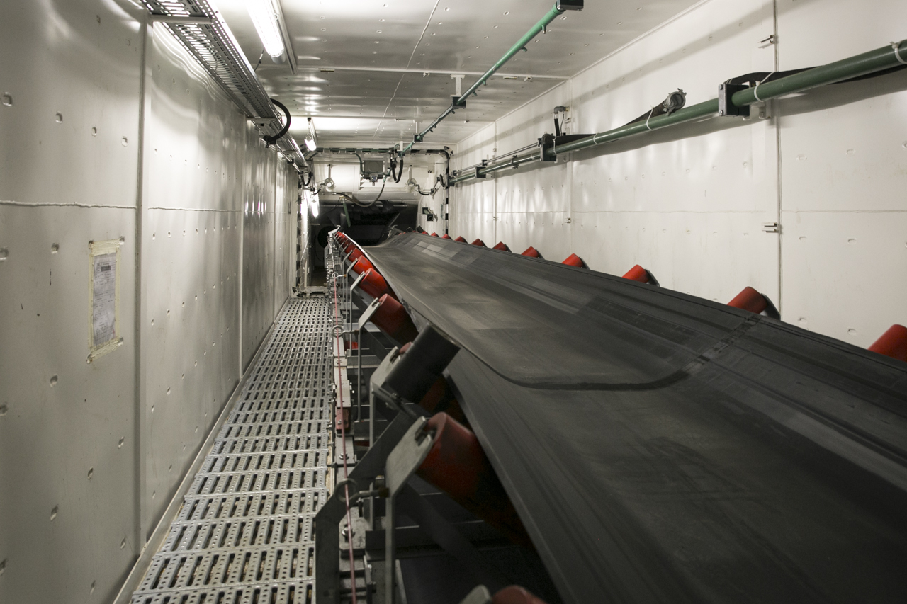 Tunnel nastro a bordo TBM - Compartimentazione area per gestione gas metano